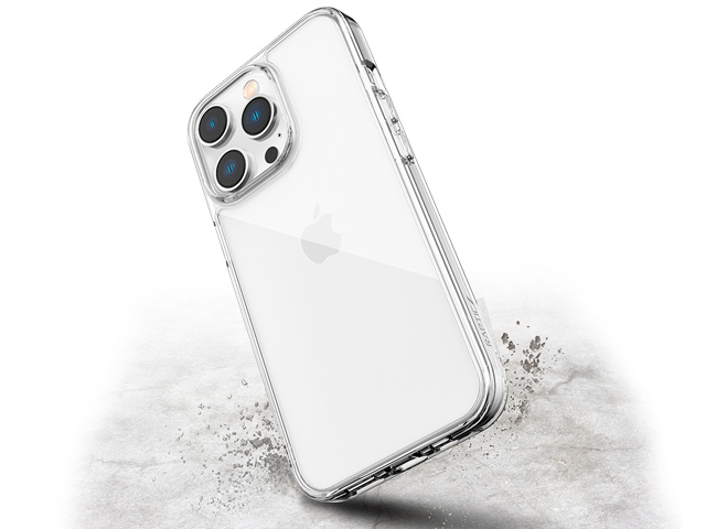Чехол Raptic Glass Plus для Apple iPhone 13 pro max (прозрачный, гелевый/стеклянный)