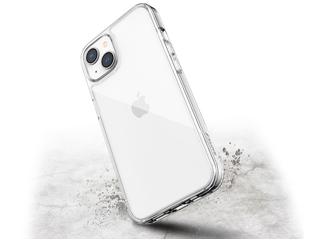 Чехол Raptic Glass Plus для Apple iPhone 13 (прозрачный, гелевый/стеклянный)