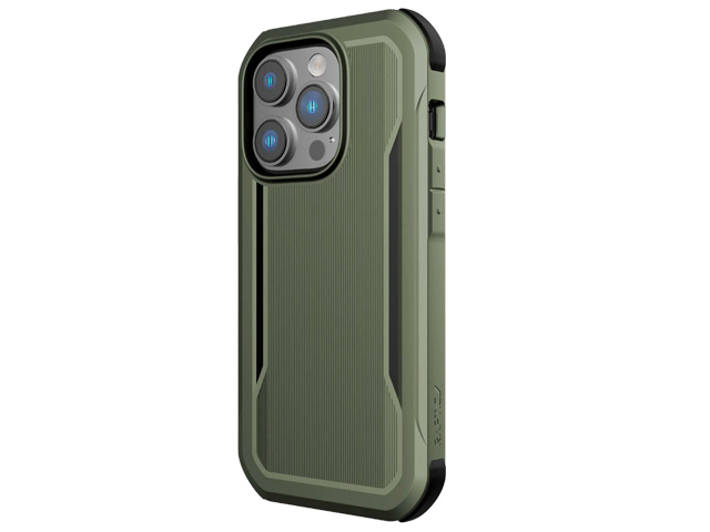 Чехол Raptic Fort Built для Apple iPhone 14 pro max (темно-зеленый, пластиковый/гелевый, MagSafe)