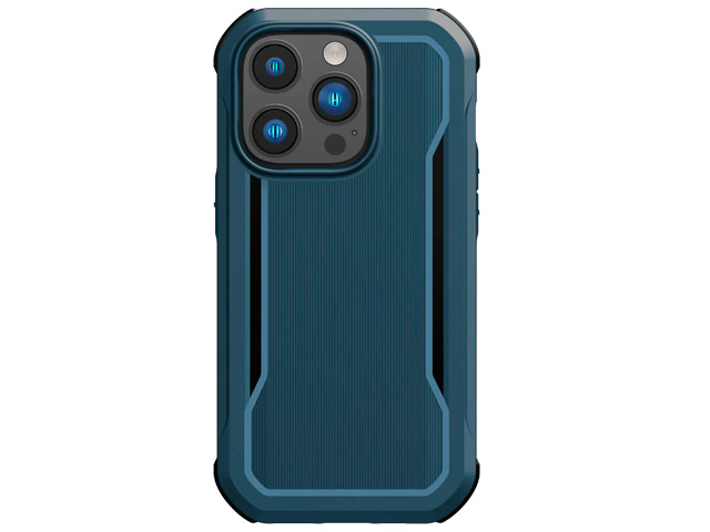 Чехол Raptic Fort Built для Apple iPhone 14 pro (темно-синий, пластиковый/гелевый, MagSafe)