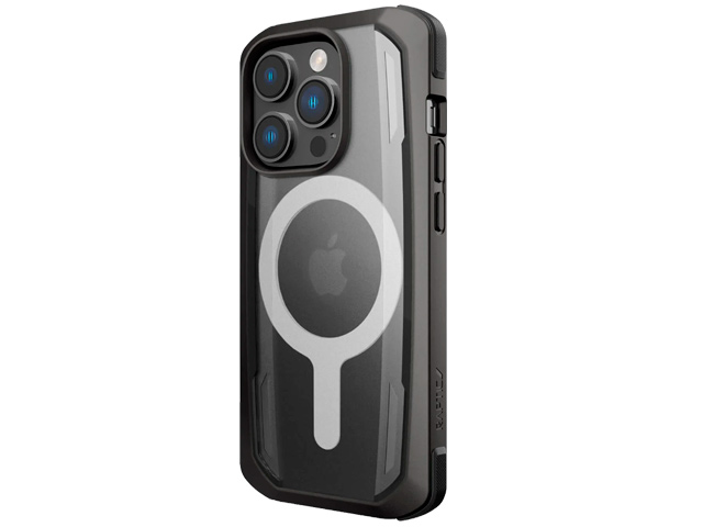 Чехол Raptic Secure для Apple iPhone 14 pro max (черный, пластиковый/гелевый, MagSafe)