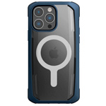 Чехол Raptic Secure для Apple iPhone 14 pro (темно-синий, пластиковый/гелевый, MagSafe)