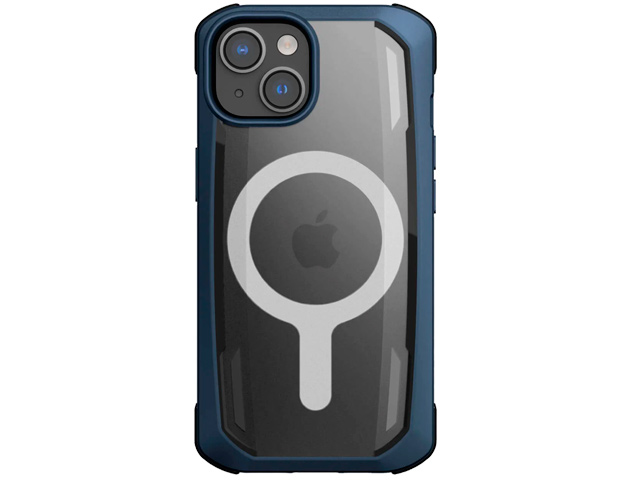 Чехол Raptic Secure для Apple iPhone 14 (темно-синий, пластиковый/гелевый, MagSafe)