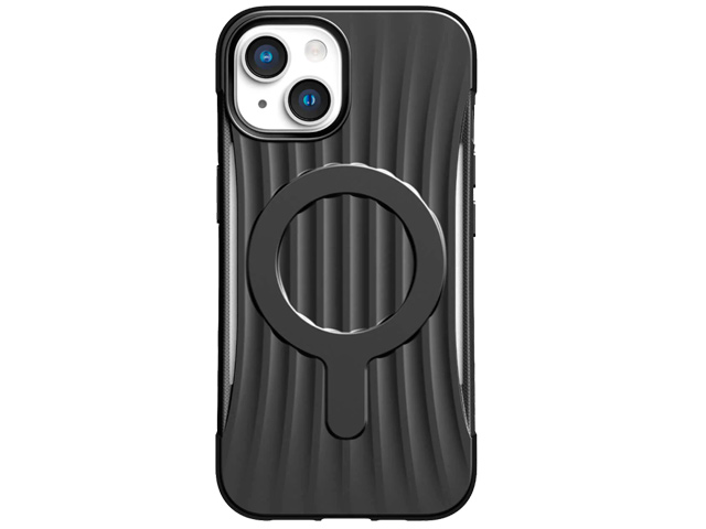Чехол Raptic Clutch MagSafe для Apple iPhone 14 (черный, пластиковый/гелевый)