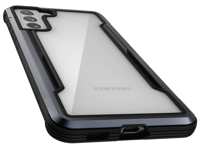 Чехол Raptic Defense Shield для Samsung Galaxy S21 plus (черный, маталлический)