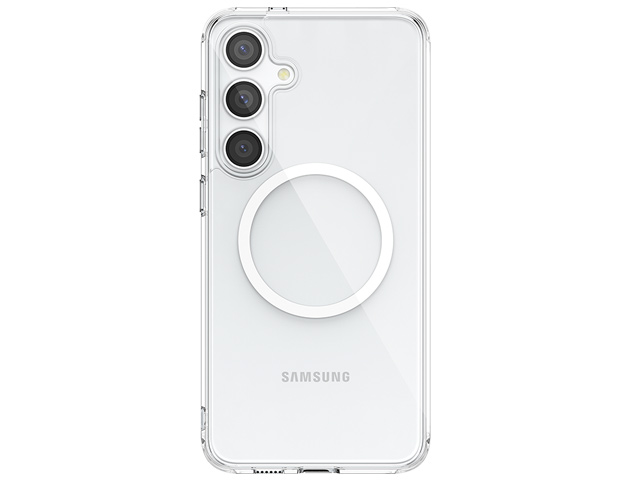 Чехол Raptic Defense Clear для Samsung Galaxy S24 plus (прозрачный, пластиковый/гелевый, MagSafe)