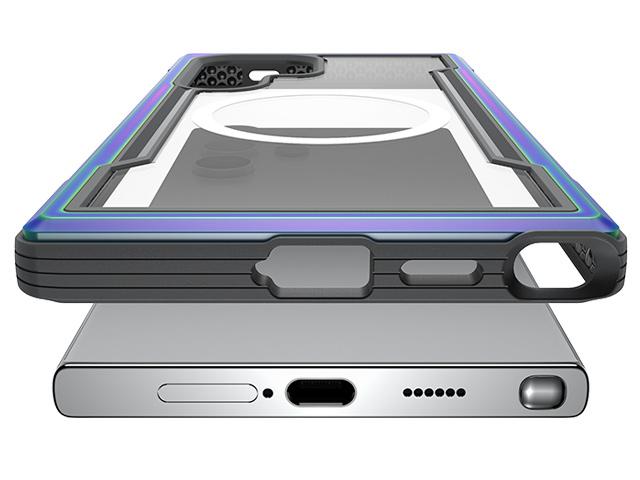 Чехол Raptic Defense Shield для Samsung Galaxy S24 ultra (хамелеон, маталлический, MagSafe)