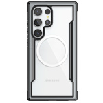 Чехол Raptic Defense Shield для Samsung Galaxy S24 ultra (черный, маталлический, MagSafe)