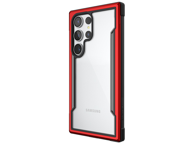 Чехол Raptic Defense Shield для Samsung Galaxy S24 ultra (красный, маталлический)