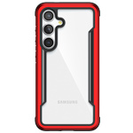 Чехол Raptic Defense Shield для Samsung Galaxy S24 (красный, маталлический)
