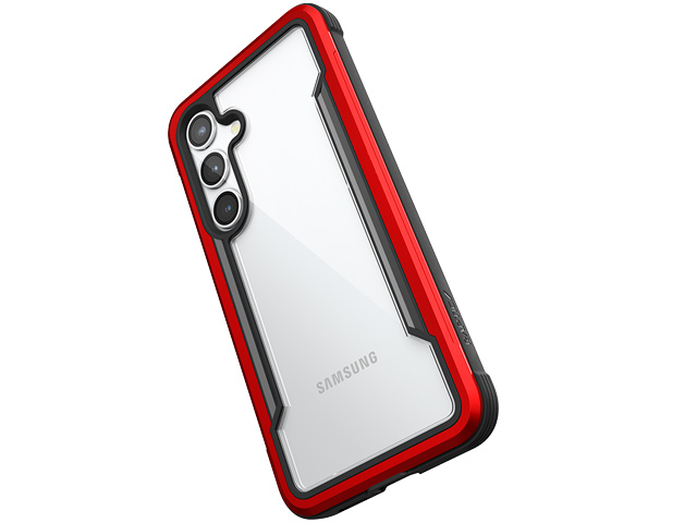 Чехол Raptic Defense Shield для Samsung Galaxy S24 (красный, маталлический)