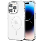 Чехол Raptic Crystal для Apple iPhone 14 pro max (прозрачный, стеклянный/гелевый, MagSafe)