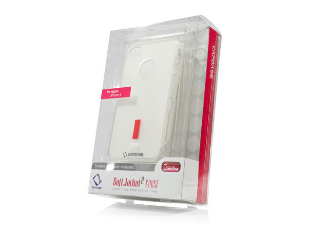 Чехол Capdase SoftJacket2 XPose для Apple iPhone 4 (белый)