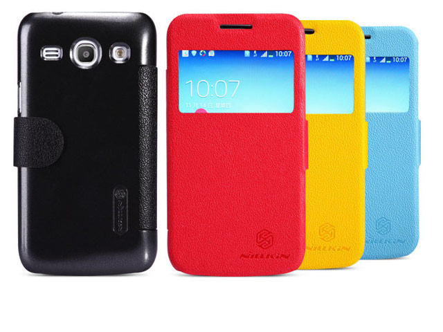 Чехол Nillkin Fresh Series Leather case для Samsung Galaxy Trend 3 G3502U (красный, кожанный)