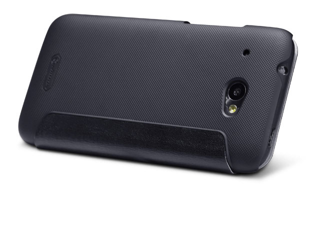 Чехол Nillkin V-series Leather case для HTC Desire 601 619D (Zara) (черный, кожанный)