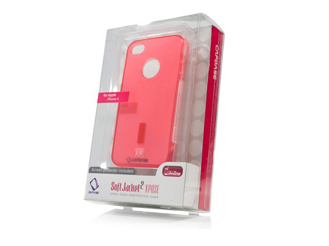 Чехол Capdase SoftJacket2 XPose для Apple iPhone 4 (красный)