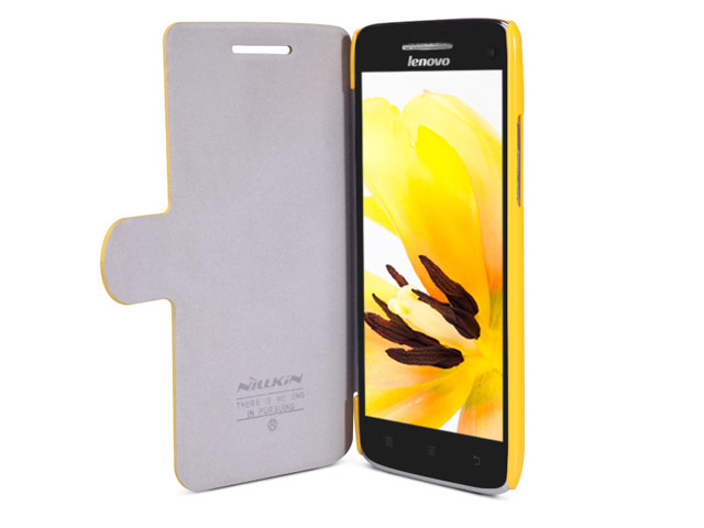 Чехол Nillkin Fresh Series Leather case для Lenovo Vibe X S960 (желтый, кожанный)