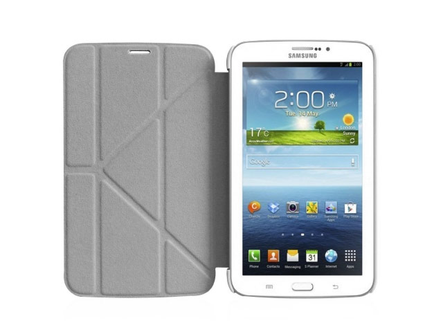 Чехол Yotrix OrigamiCase для Samsung Galaxy Tab 3 7.0 P3200 (белый, кожанный)