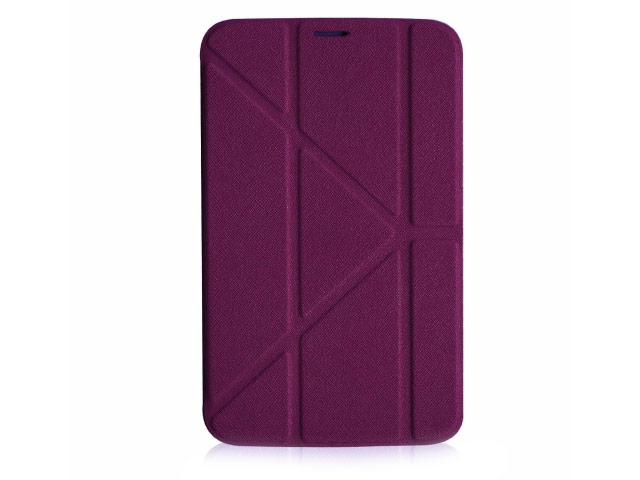 Чехол Yotrix OrigamiCase для Samsung Galaxy Tab 3 7.0 P3200 (фиолетовый, кожанный)