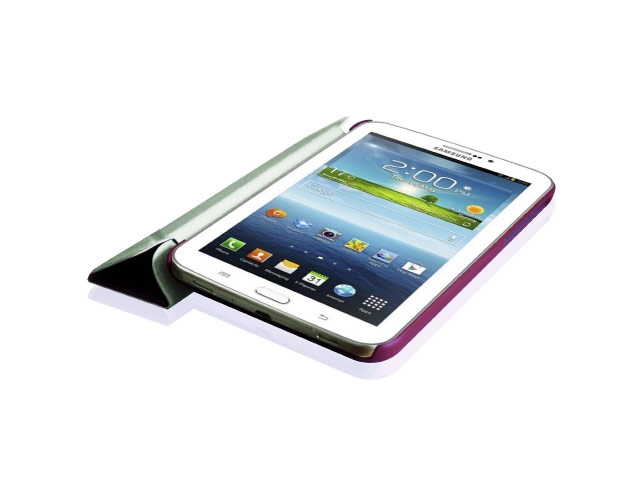 Чехол Yotrix OrigamiCase для Samsung Galaxy Tab 3 7.0 P3200 (фиолетовый, кожанный)