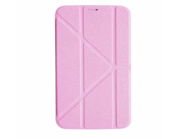 Чехол Yotrix OrigamiCase для Samsung Galaxy Tab 3 7.0 P3200 (розовый, кожанный)
