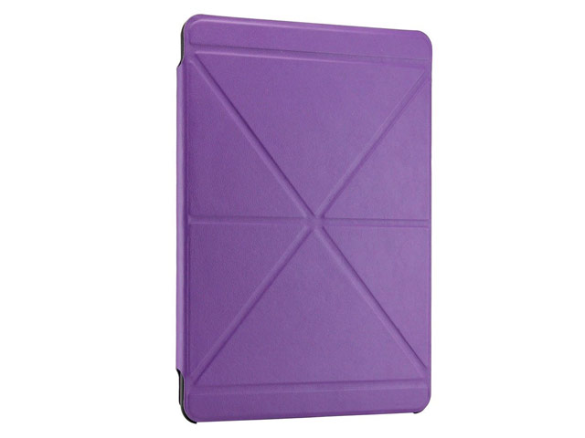Чехол Yotrix OrigamiCase для Apple iPad Air (фиолетовый, кожанный)