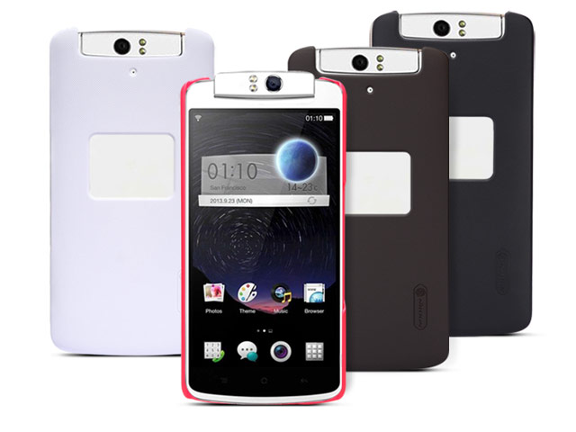 Чехол Nillkin Hard case для OPPO N1 (темно-коричневый, пластиковый)