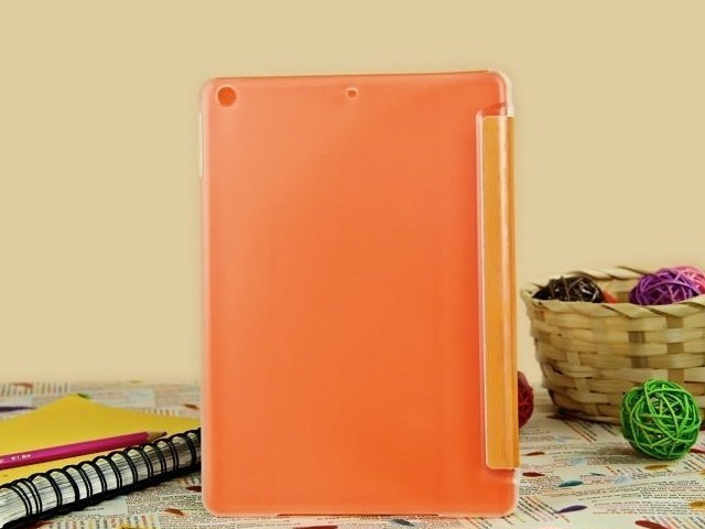 Чехол WRX Leather case для Apple iPad Air (оранжевый, кожанный)