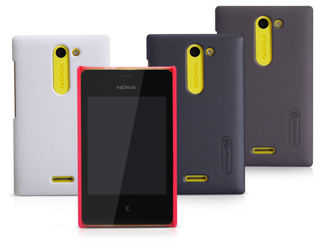 Чехол Nillkin Hard case для Nokia Asha 502 (черный, пластиковый)