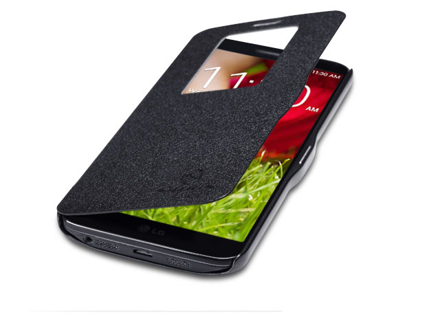 Чехол Nillkin Fresh Series Leather case для LG G2 D802 (черный, кожанный)