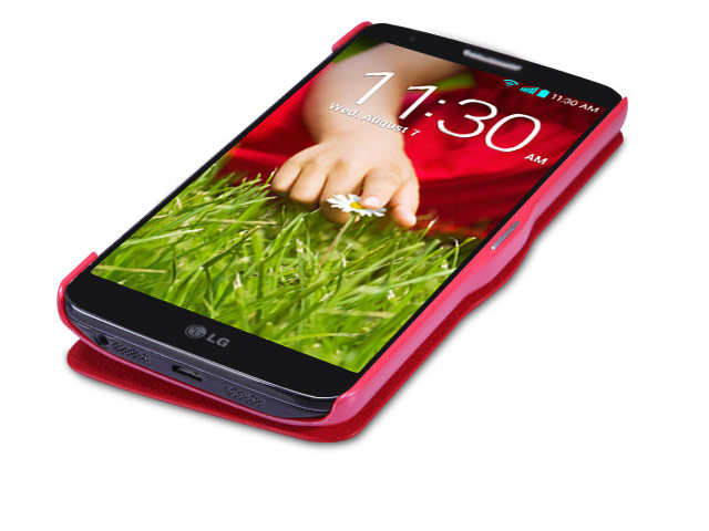 Чехол Nillkin Fresh Series Leather case для LG G2 D802 (красный, кожанный)