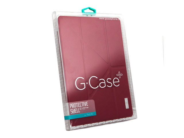 Чехол G-Case Protective Shell для Apple iPad mini/iPad mini 2 (красный, кожанный)