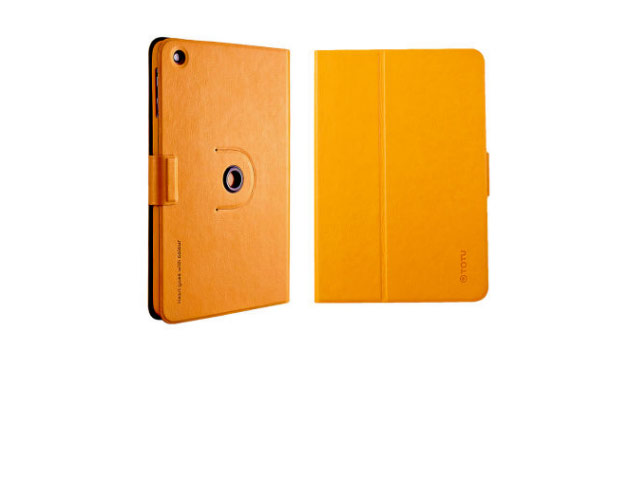 Чехол Totu Design Rotation Leather Case 360 для Apple iPad mini/iPad mini 2 (желтый, кожанный)