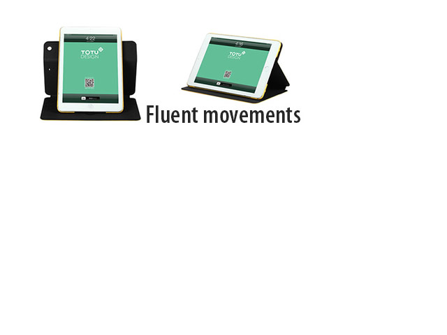 Чехол Totu Design Fluent movements 360 для Apple iPad mini/iPad mini 2 (черный, кожанный)