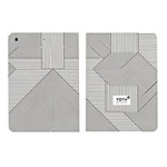 Чехол Totu Design Rayli Leather Case для Apple iPad Air (белый, с рисунком)