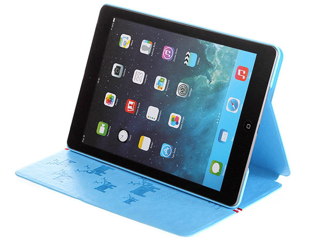 Чехол Nextouch InTheAir Throne case для Apple iPad Air (голубой, кожанный)
