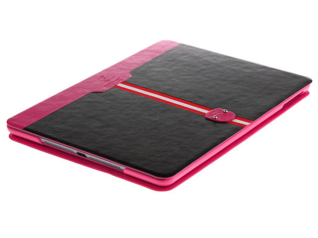 Чехол Nextouch InTheAir Monaco case для Apple iPad Air (черный/розовый, кожанный)