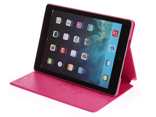 Чехол Nextouch InTheAir Monaco case для Apple iPad Air (черный/розовый, кожанный)