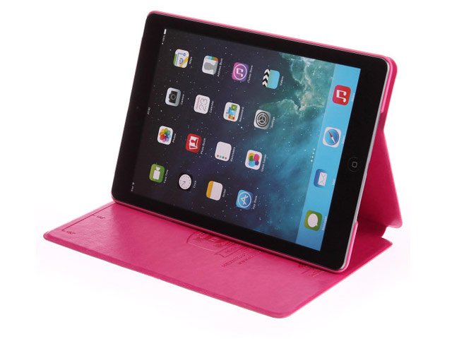 Чехол Nextouch InTheAir Elegant case для Apple iPad Air (малиновый, кожанный)