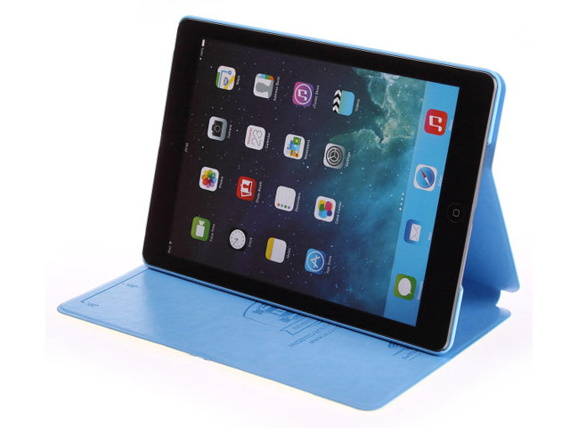 Чехол Nextouch InTheAir Elegant case для Apple iPad Air (голубой, кожанный)