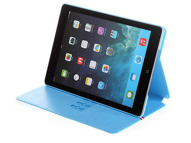 Чехол Nextouch InTheAir Guard case для Apple iPad Air (голубой, кожанный)