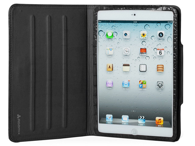 Чехол RGBMIX Smarter Cayman Case для Apple iPad Air (черный, кожанный)