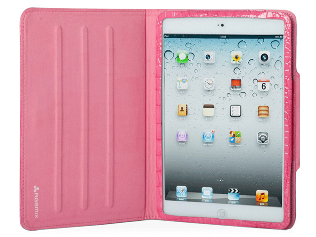 Чехол RGBMIX Smarter Cayman Case для Apple iPad Air (розовый, кожанный)