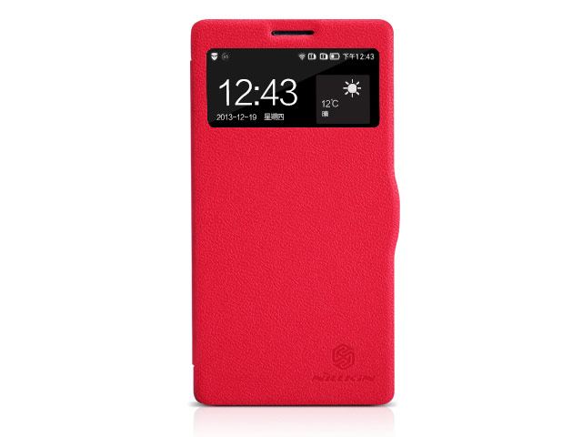 Чехол Nillkin Fresh Series Leather case для Lenovo Vibe Z K910 (красный, кожанный)