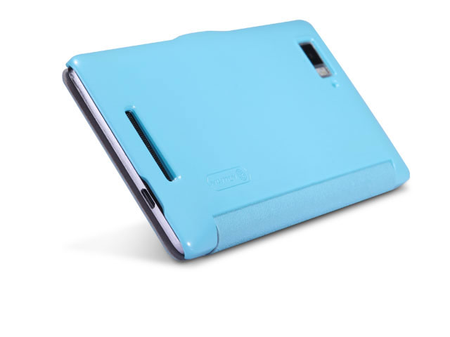 Чехол Nillkin Fresh Series Leather case для Lenovo Vibe Z K910 (голубой, кожанный)