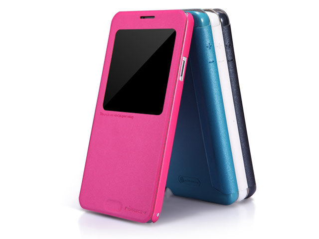 Чехол Nillkin Magic Leather case для Samsung Galaxy Note 3 N9000 (белый, адаптер QI, кожанный)