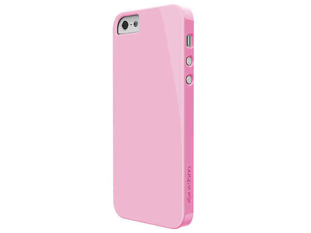 Чехол X-doria Engage Solid case для Apple iPhone 5/5S (розовый, пластиковый)