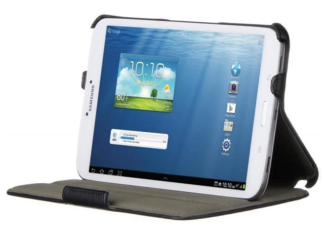 Чехол Yotrix FlipCase для Samsung Galaxy Tab 3 8.0 SM-T3100 (черный, кожанный)