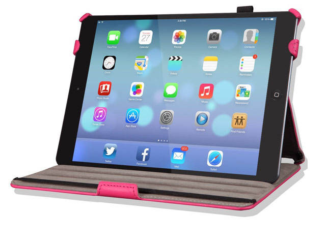 Чехол Yotrix FlipCase для Apple iPad Air (розовый, кожанный)