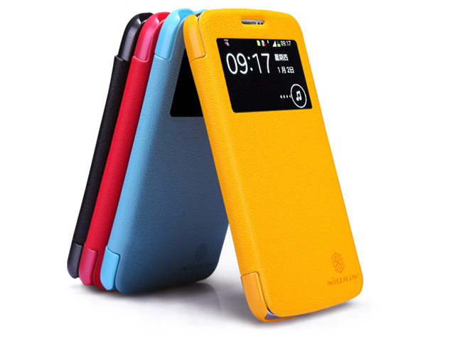 Чехол Nillkin Fresh Series Leather case для Samsung Galaxy Grand 2 G7106 (черный, кожаный)